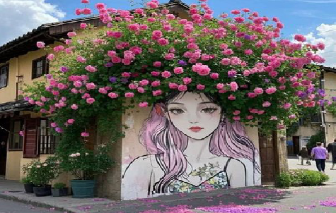 修文怎么设计网红打卡墙绘