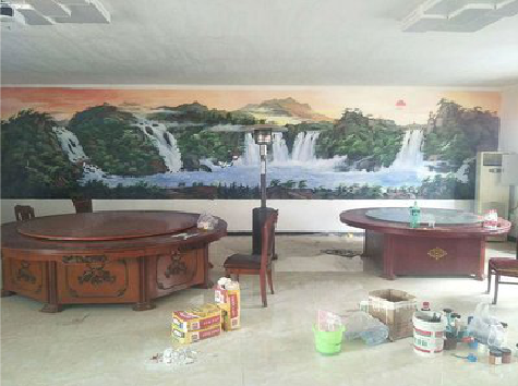 修文墙绘-写实风景