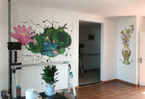 修文墙体彩绘相比墙纸的优势。