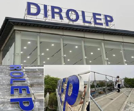 修文楼顶发光字安装的注意事项。